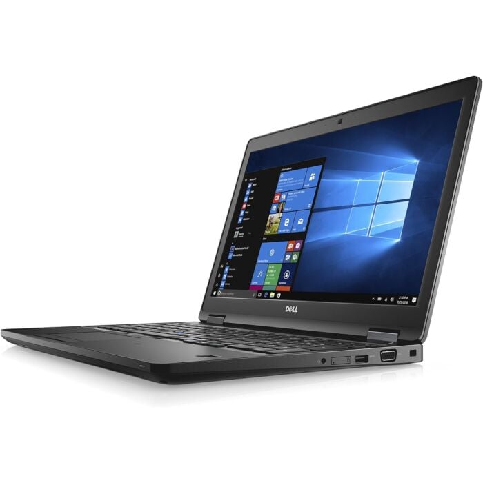 Dell Latitude 15 5580 - 7th Gen Core i7 7600u Processor 8-GB 256-GB SSD Intel HD 630 GC 15.6" HD 720p 60Hz AG 200nits Display W10 Pro TPM 2.0 (Black, Used)