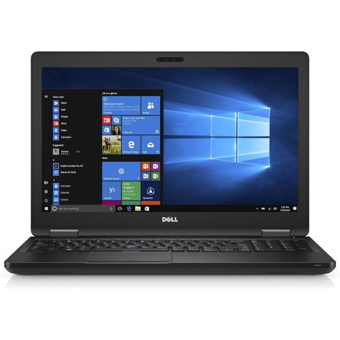 Dell Latitude 15 5580 - 6th Gen Core i5 6300u Processor 8-GB 256-GB SSD Intel HD 520 GC 15.6" HD 720p 60Hz AG 200nits Display W10 Pro TPM 2.0 (Black, Used)