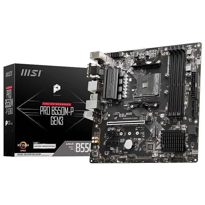 MSI Pro B550M-P WIFI DDR4 Intel LGA 1700 Motherboard