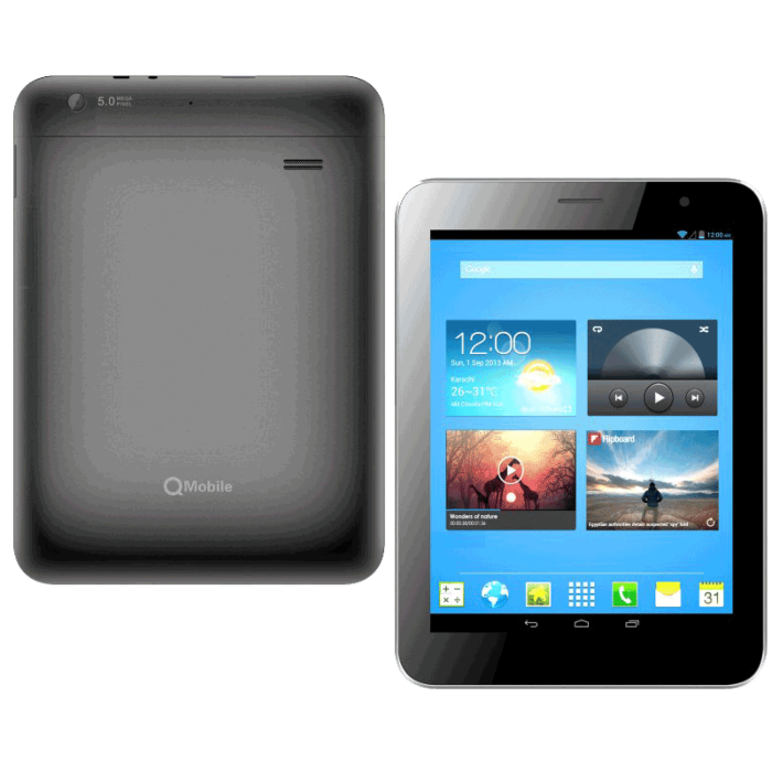 QMobile QTab X50 8.0" 16GB 1GB Ram 5 MP Wi-Fi + 3G (Brand Warranty)
