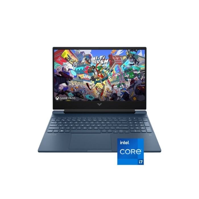 HP VICTUS Gaming 15 FA1163DX - Alder Lake - 12th Gen Core i7 10-Cores Processor 16-GB 512-GB SSD 6-GB NVIDIA GeForce RTX4050 GDDR6 GC 15.6" Full HD 1080p 144Hz MicroEdge Display B&O Play Backlit KB W11 (Performance Blue, NEW)