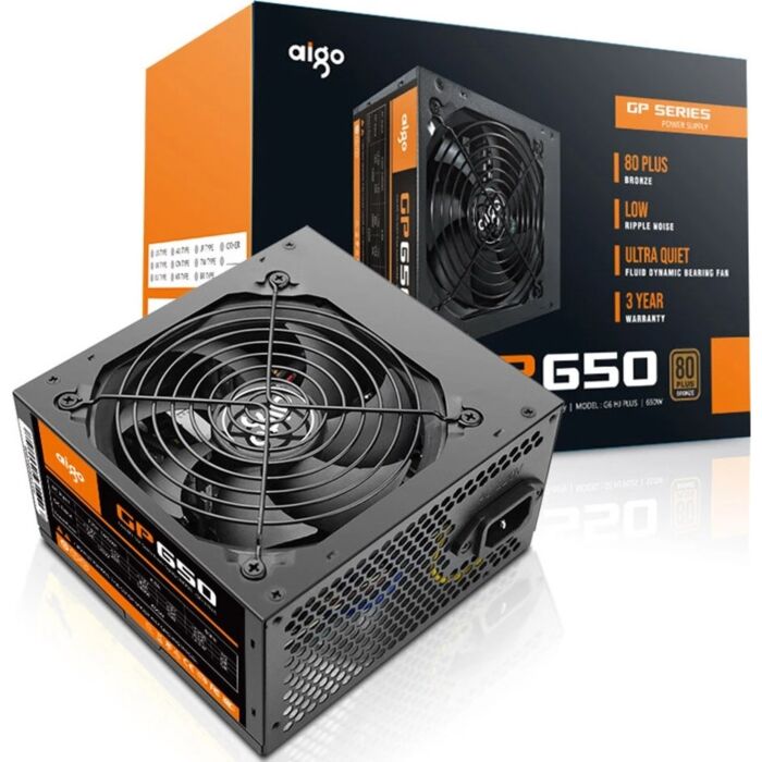 Aigo GP650 Active Power 650W 80PLUS BRONZE Desktop pc Power Supply unit