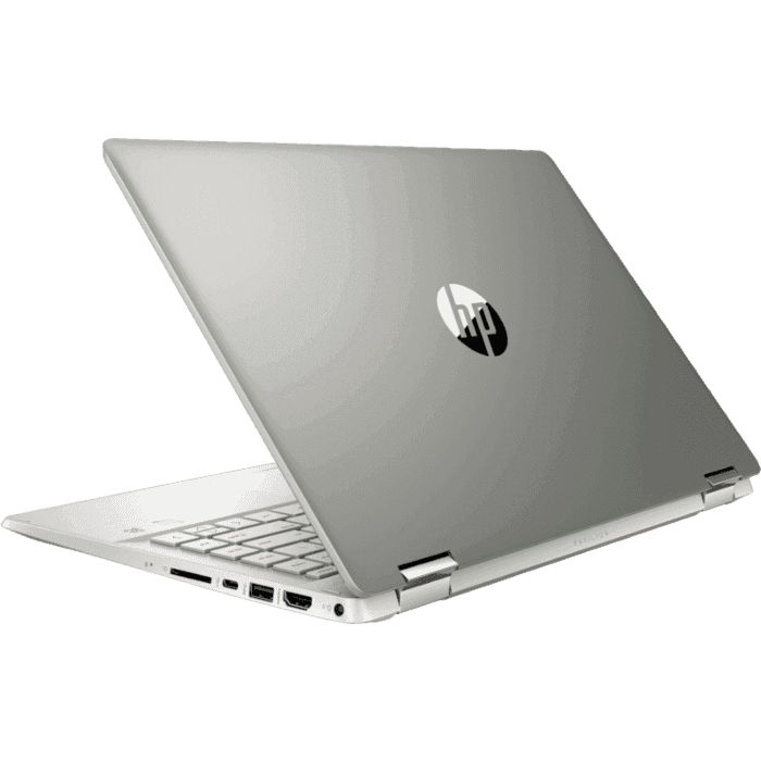 HP Pavilion x360 14t DH1008tu Comet Lake - 10th Gen Core i7 QuadCore 08GB 1-TB HDD 2-GB NVIDIA GeForce MX250 14" Full HD Micro Edge Convertible Touchscreen Display B&O Play Windows 10 (Natural Silver, HP Direct Local Warranty)