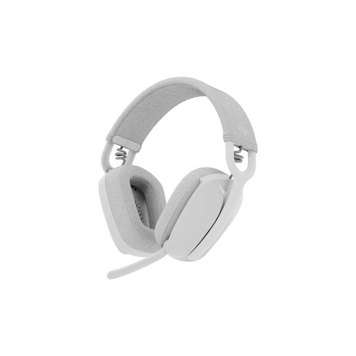 Logitech ZONE VIBE 100 Lightweight Wireless Headphones (White)