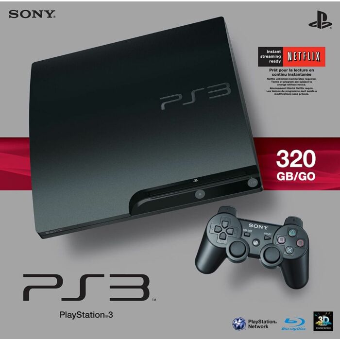 Sony PlayStation 3 Slim 320GB Black