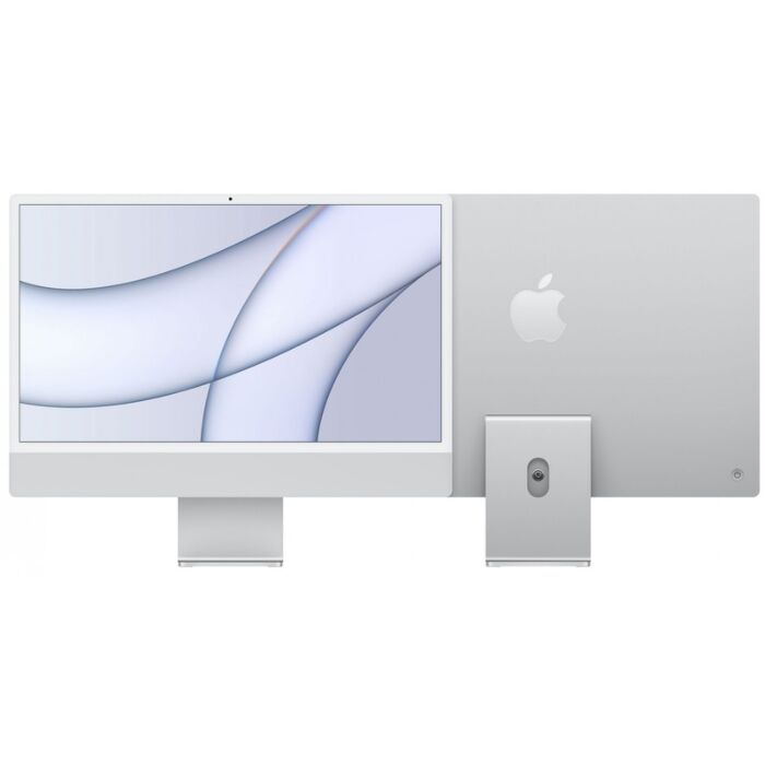 Apple iMac MGTF3 24" - Apple M1 Chip With 8-Core CPU & 7-Core GPU - 08GB 256GB SSD 24" 4.5K Retina Display macOS (Silver, 2021)