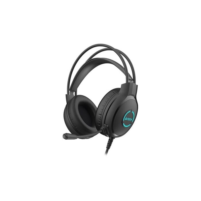 A4Tech FH300U Fstyler Neon Illuminate USB Stereo Headset - Black
