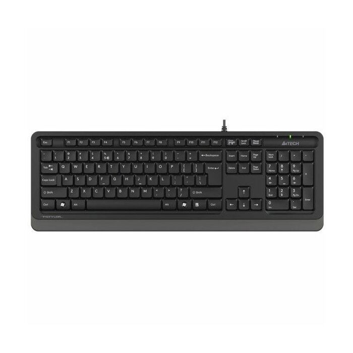A4Tech FK10 Fstyler Sleek Multimedia Comfort Keyboard (Grey)