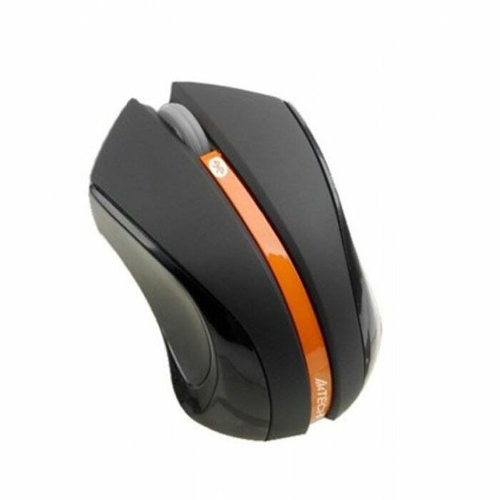 A4Tech BT-310N Padless Bluetooth Wireless Mouse (Black + Orange)