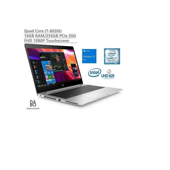 HP Elitebook 830 G5 - 8th Gen Ci7 QuadCore 16GB 256GB SSD 13.3" Full HD Touchscreen With Integrated HP SureView Privacy Filter 1080p Backlit KB FP Reader B&O Play W10 Pro