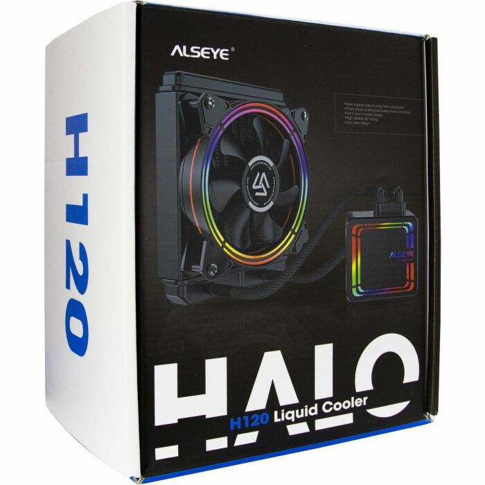 Alseye H120-4.0 Water Cooler RGB Water Cooling Fan Integrated CPU Cooler 