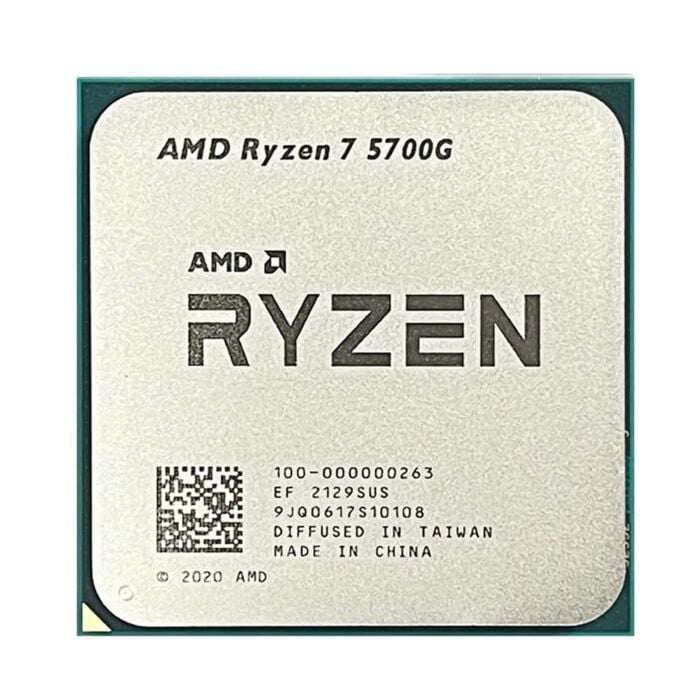 AMD Ryzen 7 5700G (4.7 Ghz Turbo Boost upto 5.3 Ghz, 6MB Cache) Processor (Tray)