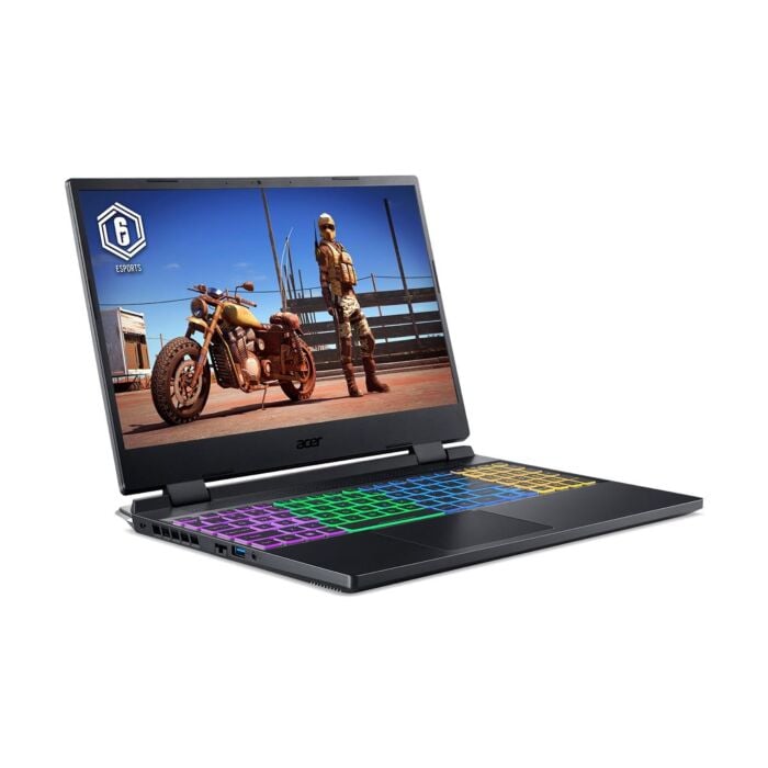 Acer Nitro 5 Gaming Laptop - Alder Lake - 12th Gen Core i7 10-Cores Processor 16GB 512GB SSD + 1 TB HDD 6-GB NVIDIA RTX4050 GDDR6 GC 15.6" Full HD IPS 144Hz Display RGB Backlit KB Win11 (Obsidian Black, Acer Direct Local Warranty)