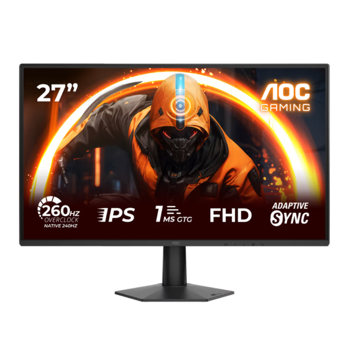 AOC 27G50Z 27-Inch Full HD 1080P 260Hz IPS Panel Gaming Monitor (Black,1 Year Local Warranty, NEW)