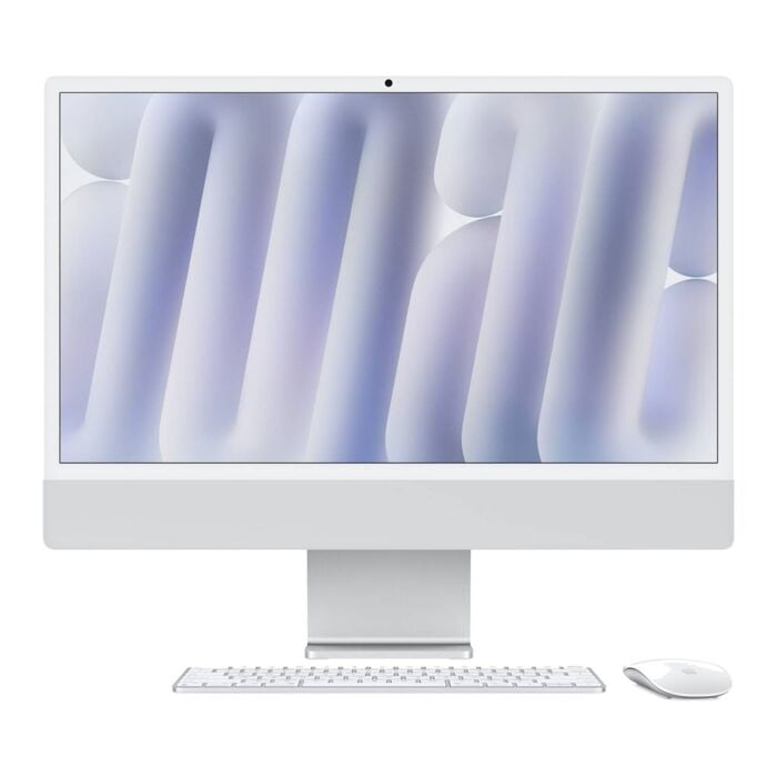Apple iMac MD3H4 - M4 Chip 10-Core CPU 16-GB 256-GB SSD 24-Inch 4.5K Retina Display 10-Core GPU Magic Mouse & Magic Keyboard Included MAC OS (Silver, 2024)