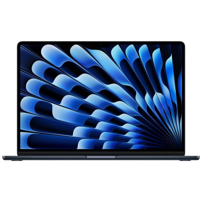 Apple MacBook Air 15 MW1L3 - Apple M4 Chip 10-Core CPU 10-Core GPU 16GB 256GB SSD 15-Inch Liquid Retina Display with IPS Technology Backlit Magic KB with Touch ID (Midnight, 2024)