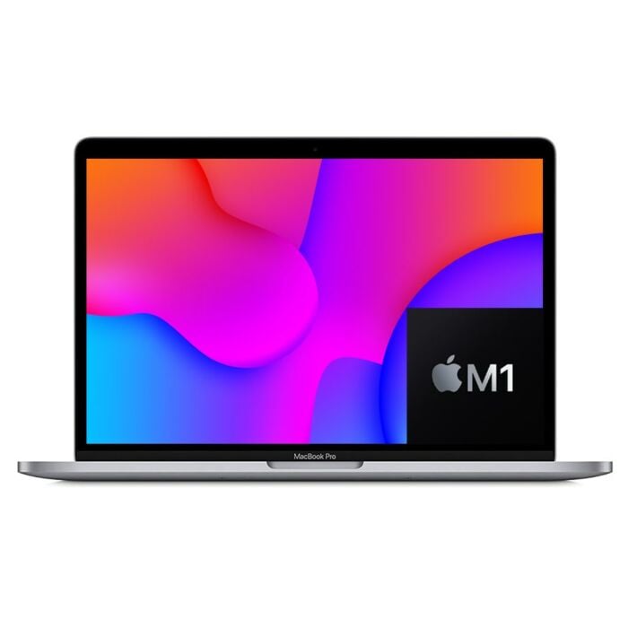 Apple MacBook Pro 13" Customized - Apple M1 Chip 16GB 512GB SSD 13.3" Retina IPS LED Display With True Tone Backlit Magic Keyboard & Touch ID & Force Touch TrackPad (Space Gray,  2020)