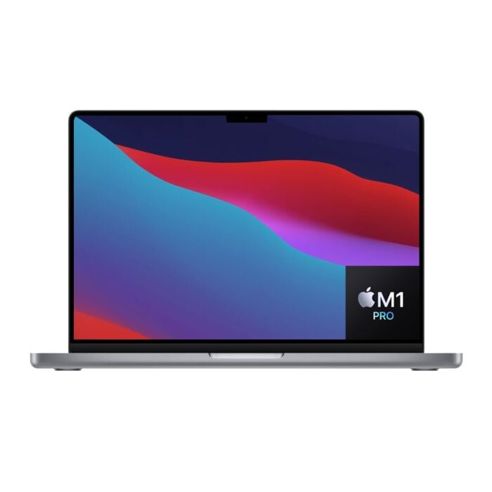 Apple Macbook Pro 14 MKGQ3 - Apple M1 Pro Chip 10-cores CPU 16-cores GPU 16GB 01-TB SSD 14.2" Liquid Retina XDR Display Backlit Magic Keyboard Mac OS (Space Gray)