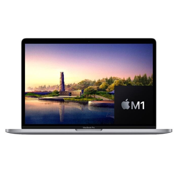 Apple MacBook Pro 13" MYD82 - Apple M1 Chip 08GB 256GB SSD 13.3" Retina IPS LED Display With True Tone Backlit Magic Keyboard & Touch ID & Force Touch TrackPad (Space Gray,  2020)