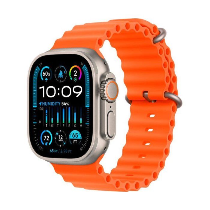 Apple Watch Ultra 2 49mm Titanium (Orange Ocean Band)