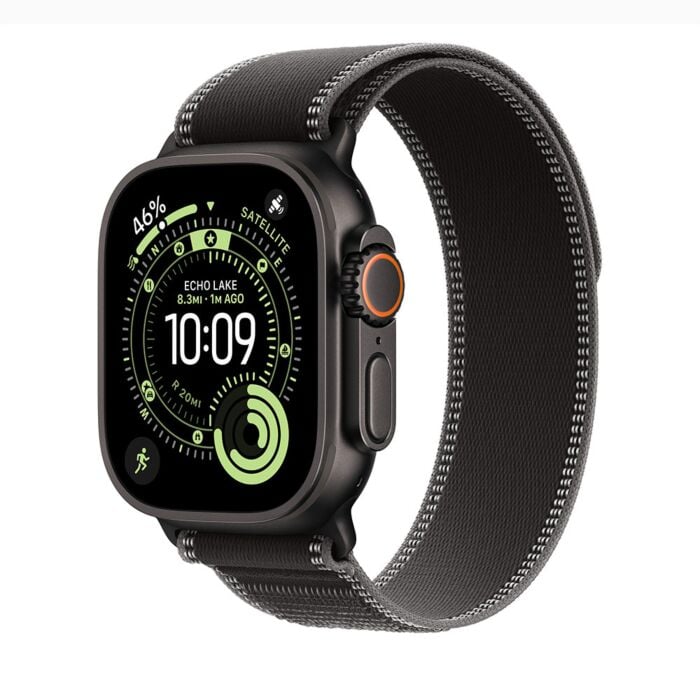 Apple Ultra 3 Watch 49mm Always-On Retina Display Black Titanium Case With Charcol Trail Loop Band (2025, NEW)