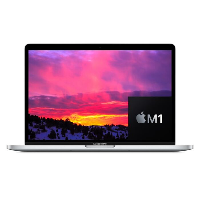 Apple MacBook Pro 13" MYDC2 - Apple M1 Chip 08GB 512GB SSD 13.3" Retina IPS LED Display With True Tone Backlit Magic Keyboard & Touch ID & Force Touch TrackPad (Silver,  2020)
