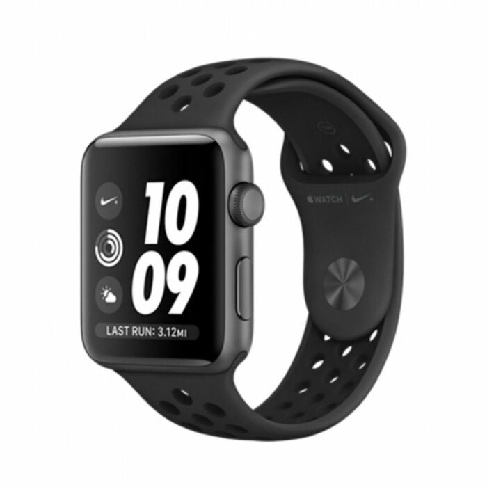 Apple iWatch MQL42 Series 3 42mm Space Grey Aluminum Case with Nike Sport Band