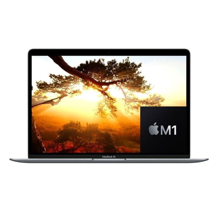 Apple MacBook Air 13 MGN63 - Apple M1 Chip 8-GB 256-GB SSD 13.3" Retina IPS LED Display With True Tone Backlit Magic Keyboard & Touch ID & Force Touch TrackPad (Space Grey,  2020, Used)