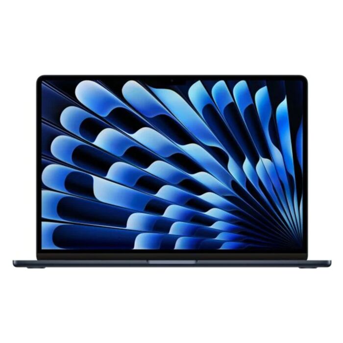 Apple MacBook Air 15 MQKW3 - Apple M2 Chip 8 Core CPU 10 Core GPU 8-GB 256-GB SSD 15.3" IPS Retina Display with True Tone Backlit Magic Keyboard Touch ID (Midnight, 2023, Used)
