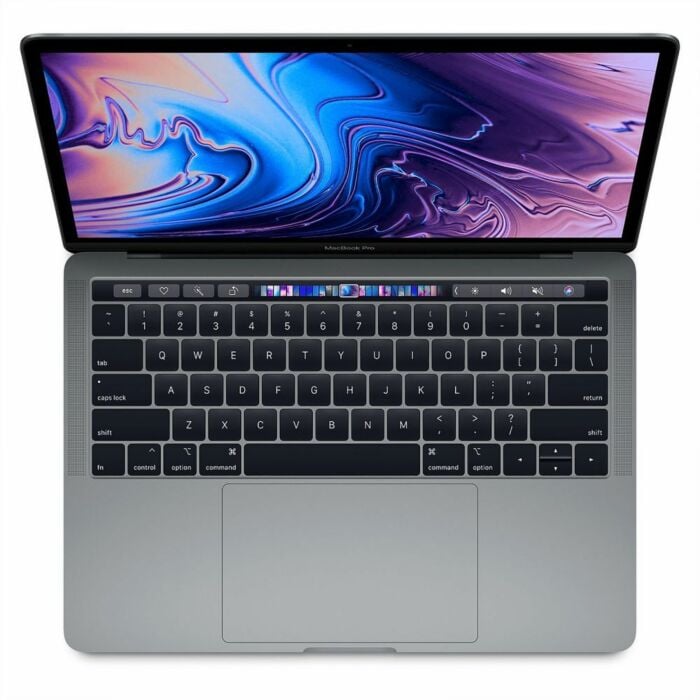 Apple MacBook Pro MR9R2 With Touch Bar - 8th Gen Ci5 QuadCore 08GB 512GB SSD 13.3" Retina IPS LED Display Mac OS High Sierra (Space Gray - 2018)