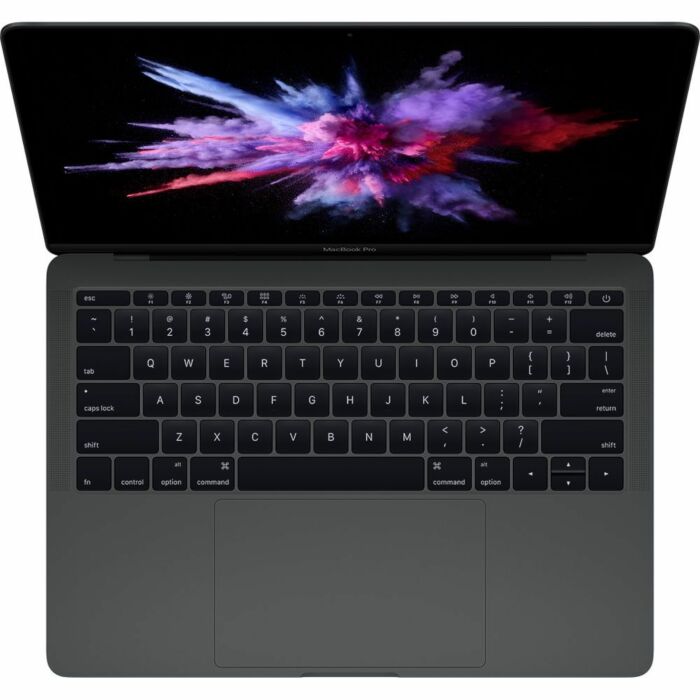 Apple Macbook Pro MPXQ2 - 7th Gen Ci5 08GB 128GB SSD 13.3"Retina Display Intel Iris Plus Graphics 640 Mac OSx Sierra (Space Gray - Mid 2017) 