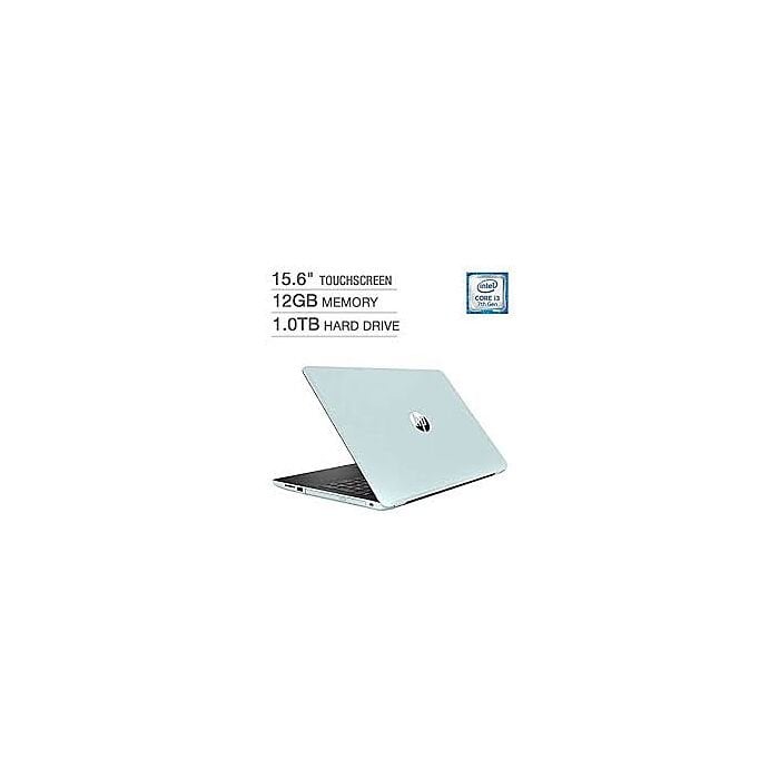 HP 15 - BS048CL - 7th Gen Ci3 04GB to 12GB DDR4 1TB HDD 15.6" HD LED 720p Touchscreen Windows 10 (Aqua Mint, Certified Refurbished, Customize Menu Inside)
