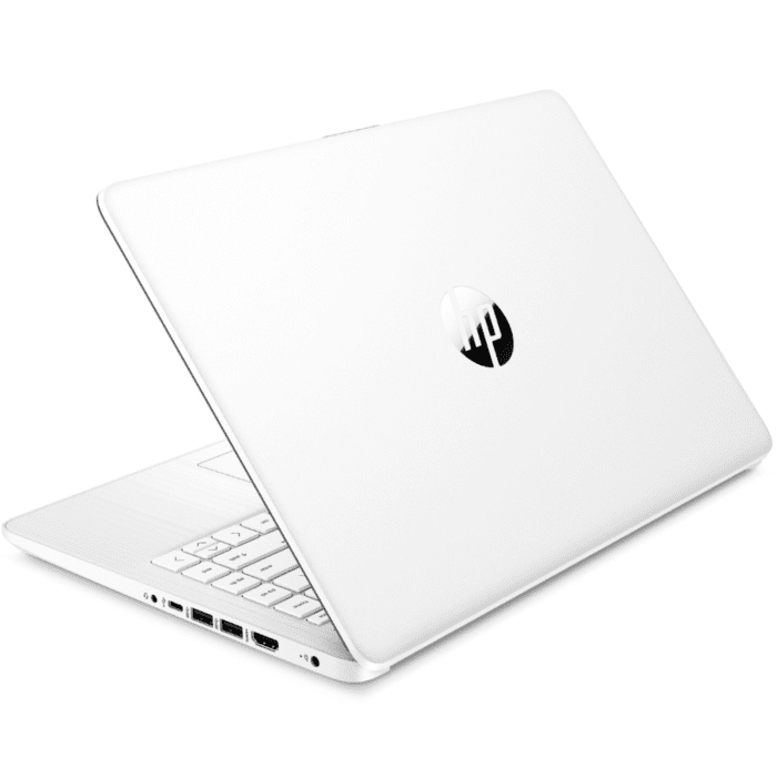 HP 14 DQ0032DX - Intel Celeron N4020 Dual Core Processor 04GB 64GB eMMC 14" HD 720p MicroEdge LED W11 (SnowFlake White)