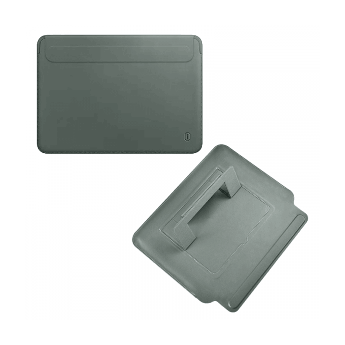 Wiwu Skin Pro Smart PU Leather 13.3 Laptop Stand Sleeve (Green)