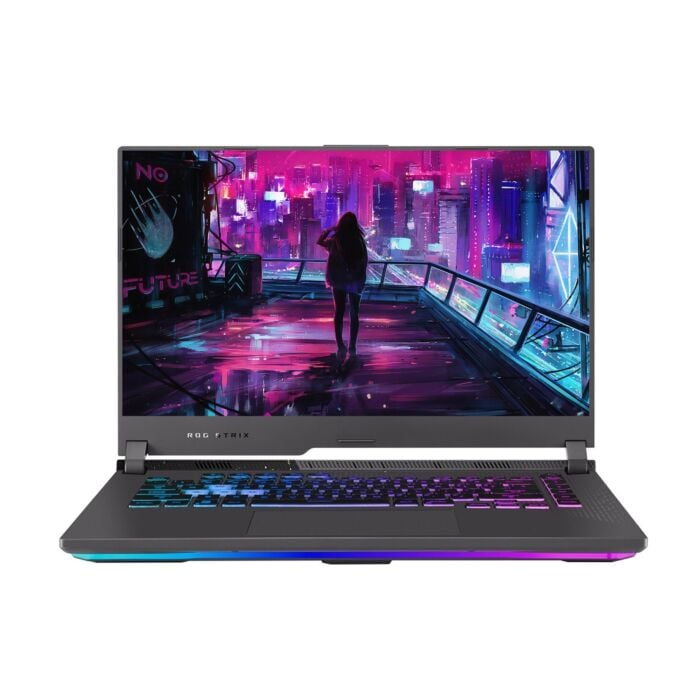 ASUS ROG STRIX G513RM Gaming Laptop - AMD Ryzen 7 6800H Octa-Core Processor 16GB 1-TB SSD 6-GB NVIDIA GeForce RTX3060 GDDR6 GC 15.6" WQHD 165Hz IPS Display ROG Aura Sync System With Light Bar 4-Zone RGB Backlit KB DolbyAtmos Sound W10 (Eclipse Gray)