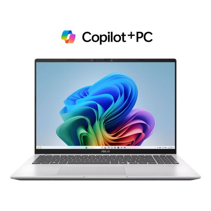 Asus VivoBook 16 X1607QA - Snapdragon X X1-26-100 8-Core Processor 16-GB 1-TB SSD Qualcomm Adreno Graphics 16" WUXGA 1200P IPS AG Display Backlit KB W11 (Silver, NEW)