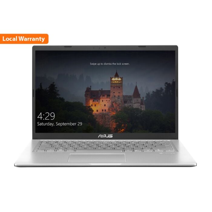 Asus X415 - Tiger Lake - 11th Gen Core i3 04GB 1-TB HDD + 128GB SSD 14" Full HD 1080p 250nits Display Backlit KB W10 (Transparent Silver, 02 Years ASUS Direct Local Warranty)