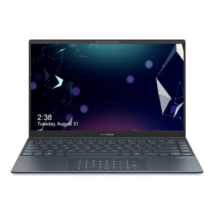 ASUS ZenBook 13 UX325 - Tiger Lake - 11th Gen Core i7 QuadCore 16GB 1-TB SSD Intel IRIS-Xe Graphics 13.3" Full HD 1080p OLED NanoEdge Bezel Display Backlit KB W10 Number-Pad (Pine Grey, 2 Years Asus Direct Local Warranty)