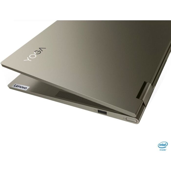 Lenovo Yoga Slim 7i 14 x360 - Tiger Lake - 11th Gen Core i5 12GB 512GB SSD 14" Full HD 1080p IPS 300nits Convertible Touchscreen Backlit KB FP Reader ThunderBolt 4 W10 (Dark Moss)