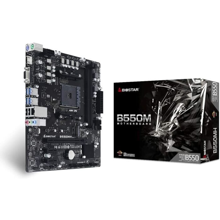 Bio Star B550MH AMD Processor Gaming Motherboard 