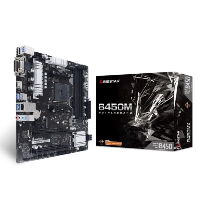 Bio Star B450MHP AMD Processor Gaming Motherboard