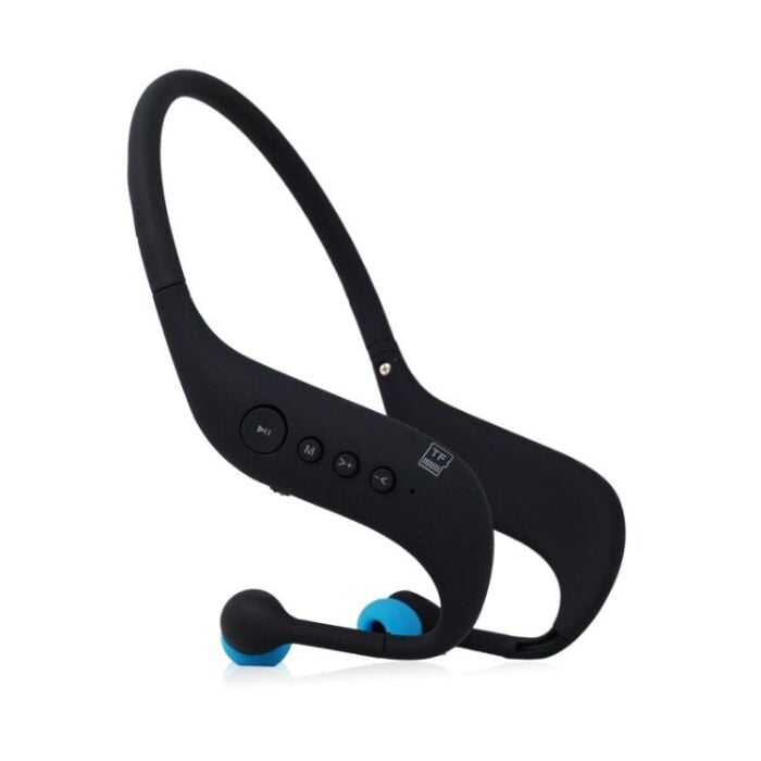 BOAS HQ LC-701 Wireless Outdoor Sport Headphones support TF card FM Radio MP3 Stereo running headsets in ear earphones (4GB TF Card included, 8 Hours Battery)