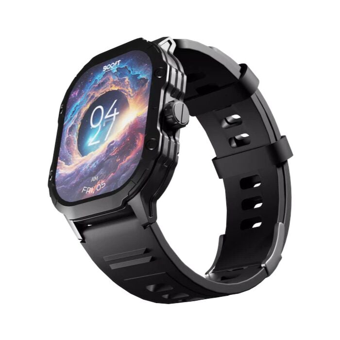 Boost Cosmic Bluetooth Water Resistance 2.01-inch AMOLED Display Smart Watch (Black)