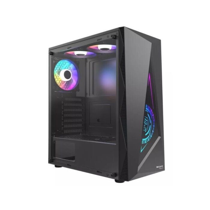 Boost Jaguar RGB Mid-Tower ATX Case Black