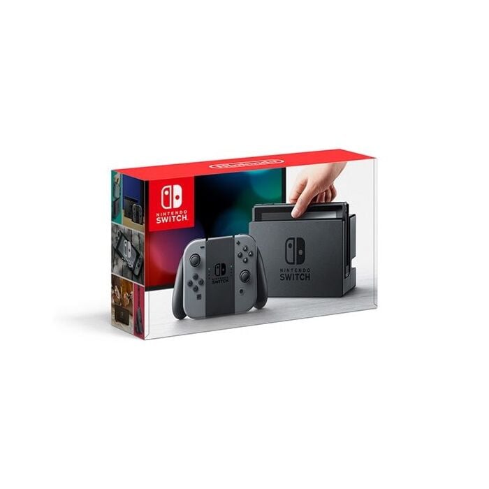 Nintendo Switch With Gray Joy‑Con