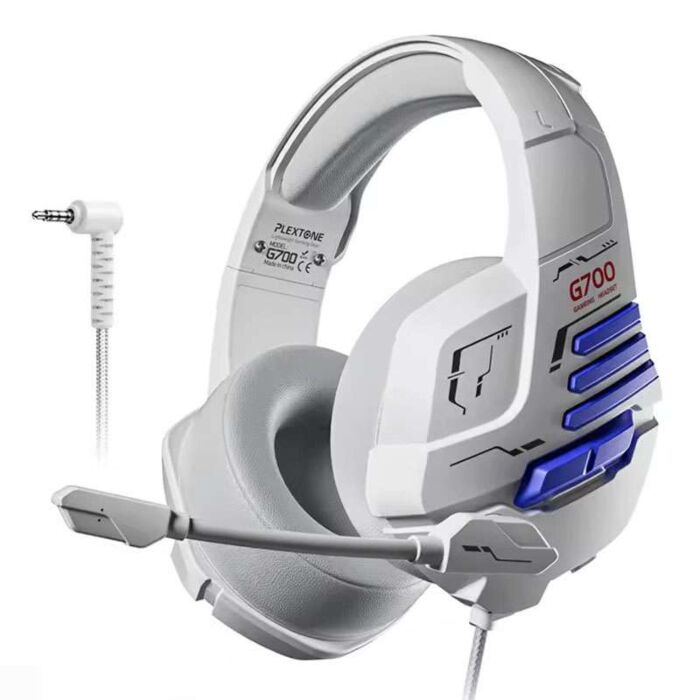 Plextone G700 3.5mm AUX Wired Gaming  Headphones (Grey)