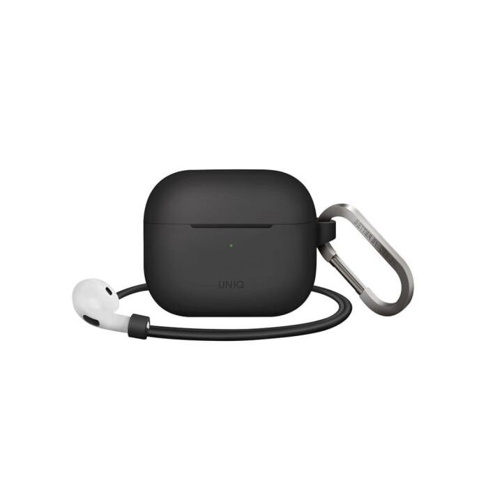 Uniq Vencer Silicone Airpods 3rd Gen Hang Case (Charcoal Dark Grey)