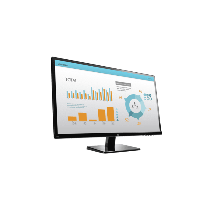 HP LED Backlit Monitor V272 (27") Full HD (1920 x 1080) Black Widescreen (Brand warranty)