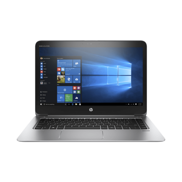 HP Elitebook Folio 1040 G3 - 6th Gen Ci5 08GB RAM 256-GB SSD 14" Full HD FingerPrint Reader Backlit Keyboard B&O Sound Speakers NFC 