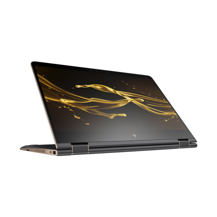 HP Spectre x360 15T With HP Active Pen - BL000 Series - BL075NR 7th Gen Ci7 16GB 512GB SSD 2GB Nvidia 940mx W10 B&O Speakers 15.6" 4K UltraHD Convertible Touchscreen (Copper Trim Edition, Black & Gold, HP Sleeve Incuded)